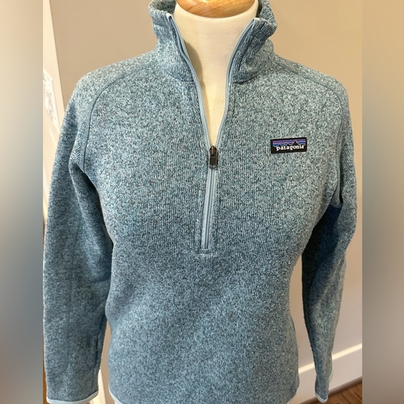 Patagonia Sweaters - Women's Better Sweater® 1/4-Zip Fleece - Steam Blue